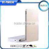 Usb Portable Power Bank External Battery Flat Power Bank for Smartphones