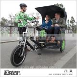Chinese auto 3 wheeler ESTER motor rikscha tuk tuk with brand parts