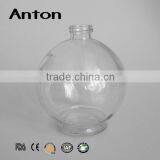 425ml clear round glass wine bottle for Alcohol drinking botle