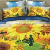 100% Cotton 3D Flower Duvet Cover Set thumbnail-1