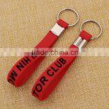 Wholesale Printed Bulk Keychain Silicone Wristband Keychain thumbnail-3