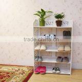 30 Pair Free Standing 5 Tier Shoe Tower Rack Organizer Space Saving Cheap Shoe Rack thumbnail-2