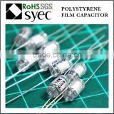 Factory Brand Axial Lead 120pF 50V Polystyrene Film Capacitor