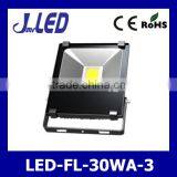 Aluminum Body Flood Light Pass CE ROSH Black Color Led Flood Light 30w