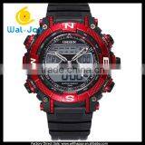 WJ-5257 Japan Double Movement Digital Men Rubber Strap Waterproof Fashion OHSEN Student LED Watch thumbnail-3