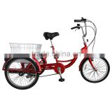 2015 hot sale 20" red beautiful trike/pedicab