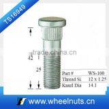 42mm Zinc Plated Wheel Stud thumbnail-1