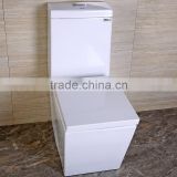 Square design ceramic siphonic toile washdown one piece toilet ET201A                        
                                                Quality Choice