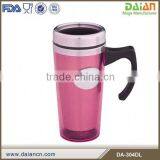 Designed Beautiful Double Wall Insulated Plasticl Coffee Mugs With Handle thumbnail-5