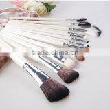 White Professional Make Up Brushes Set With Flower Bag Case thumbnail-1