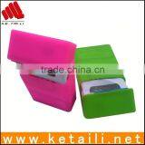 High quality smoking portable colorful silicone cigarette case & box