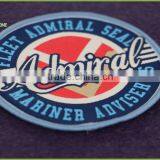 Custom Woven Label With Backing Embroidery Woven Patch thumbnail-1
