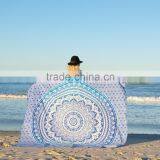 Blue Tapestry Mandala Wall Hanging Home Decor Indian Tapestry Bedspread Beach Throw Picnic Sheet Hippie Boho Bohemian Ombre thumbnail-1