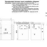 Top Quality Super Price Sliding Bath Shower Room Made In China thumbnail-4