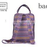 Fashionable Canvas Laptop Backpack With Handle and Shoulder Straps thumbnail-3