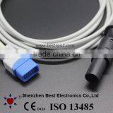 Datex-Ohmeda TuffSat TruSignal TS-H3 Compatible Adapter Cable