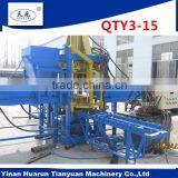 Semi Cement Concrete Bricks Blocks Pavers Molding Machine QT3-20 thumbnail-1