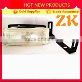 White Small Square 12V Halogen Replacement 2 Pairs Truck Fog Lamp Work Light