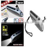 Solar Power Rechargeable Led Flashlight With fm Radio thumbnail-6