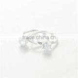 925 Silver Affordable 18KGold Princess Cut Diamond Engagement Ring For Women and Man thumbnail-3