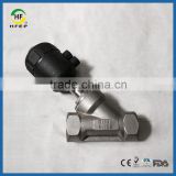 Thread Sanitary Single and Double Pneumatic Actuator Angle Seat Valve