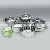9 Pcs Stainless Steel Cookware Set