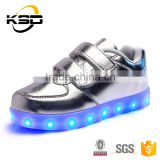 2016 The Latest Kids LED Flashing Lights Shoe Buckle Strap Shoe Light Up Shoes