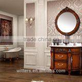 Classic Bathroom Furniture Black Bathroom Vanity Set Sliding Door Bathroom Vanities With Mirror WTS622 thumbnail-4