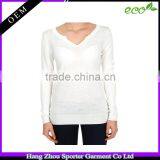 16FZBC07 7 guage breathable women bamboo clothes bamboo cardigan sweaters