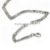 Stainless Steel Flat Silver New Design Biker Chain Jewelry thumbnail-3