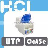 Toolless RJ45 Cat5e UTP 90Degree Modular Keystone Jack thumbnail-2