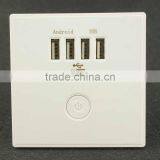 Factory Supply Double Usb Wall Switched Socket Wall Usb Charger thumbnail-3