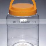 Hot Sale BPA Free 2 liter Large Plastic Food Round Jar