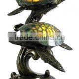 Personalized Handmade Color Painted Decorative Sea Turtle Lamp thumbnail-1