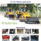2016 Hot Sale 2.0ton CE Mini Wheel Loader thumbnail-2