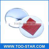 Zone Tech 4x 2" Round Stick On Rear-view Blind Spot Convex Wide Angle Mirrors thumbnail-3