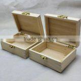 Small Wooden Storage Crates Wooden Box With Lid thumbnail-6