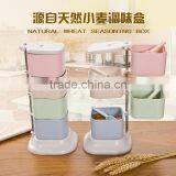 2016 New Plastic Seasoning Pot4pcs Set/plastic Canister Vacuum/plastic Kitchen Canisters/storage Canisters/plastic Flower Pots thumbnail-1