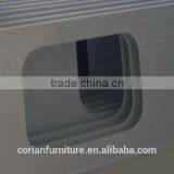 Custom Sized Glacier White Acrylic Solid Surface Table Top thumbnail-2