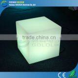 40cm LED Cube for Wedding Decoration, Battery Powered LED Cube Chair