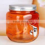 2.5L Portable Spray Colors Glass Beverage Dispenser thumbnail-6