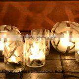 Polygon Votive Candle Jars thumbnail-4