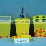 Yellow Ceramic Bathroom Sets Wholesale thumbnail-1