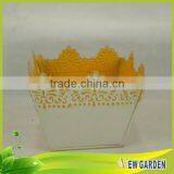 Fashionable Latest Design Beautiful Indoor Metal Artificial Flower Pot thumbnail-4