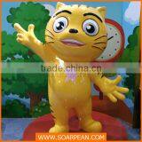 Amusement Park Equipment Fiberglass Cartoon Animal Cat Statue thumbnail-1