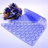 Manufacturer new coming beautiful printed foam pvc bath mat