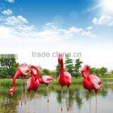 Large Outdoor Garden Decoration Resin Craft Fiberglass Flamingo Statue thumbnail-3