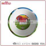 BPA Free Food Safety Animals Printing Plastic Round Bowl, Melamine Kids Bowl thumbnail-1