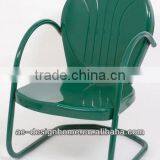 HUNTER GREEN CROSLEY GRIFFITH METAL CHAIR thumbnail-1