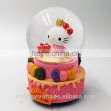 Custom Polyresin Happy Birthday Snow Globe for Sale thumbnail-3